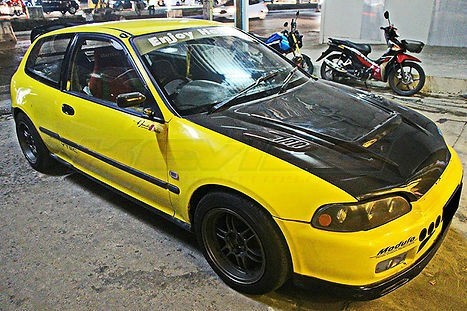 Honda Civic EG KevCUSTOM Batman GT