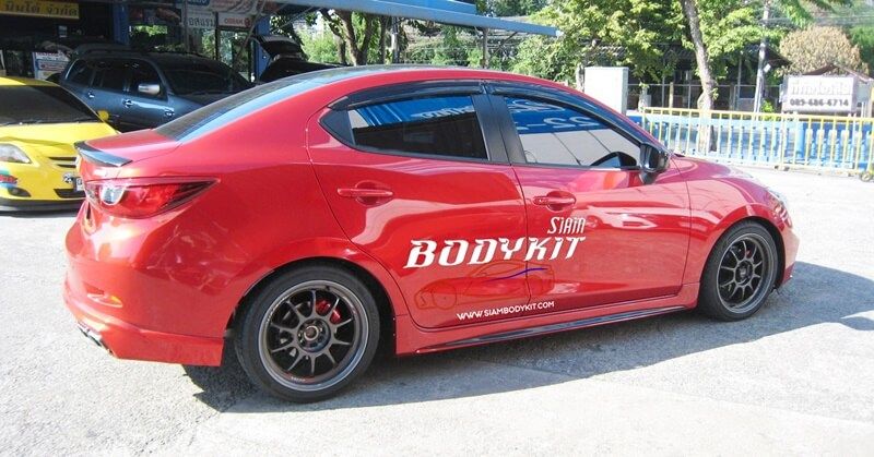 Aventador Bodykit for Mazda 2 Sedan 2016-2018 (RAW WORK)