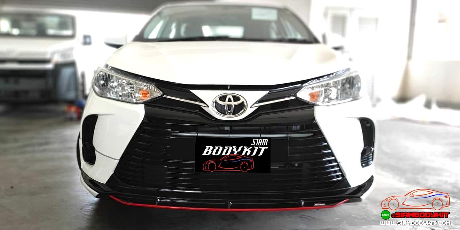 RDM V2 Bodykit for Toyota Yaris Ativ 2020 (COLOR)